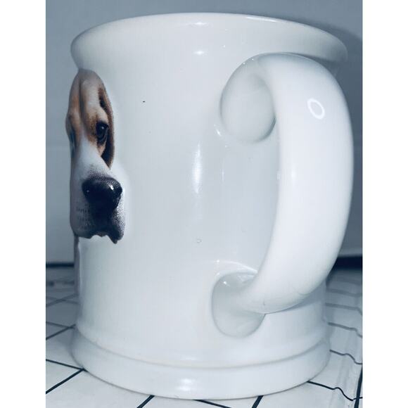 XPRES Best Friend Originals 3D Beagle Dog Coffee Mug Cup 12 oz 2002 Augello EUC - Picture 3 of 12